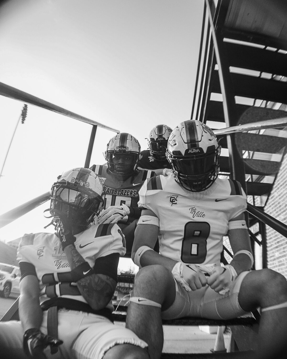 College football sideline photo - North Greenville University