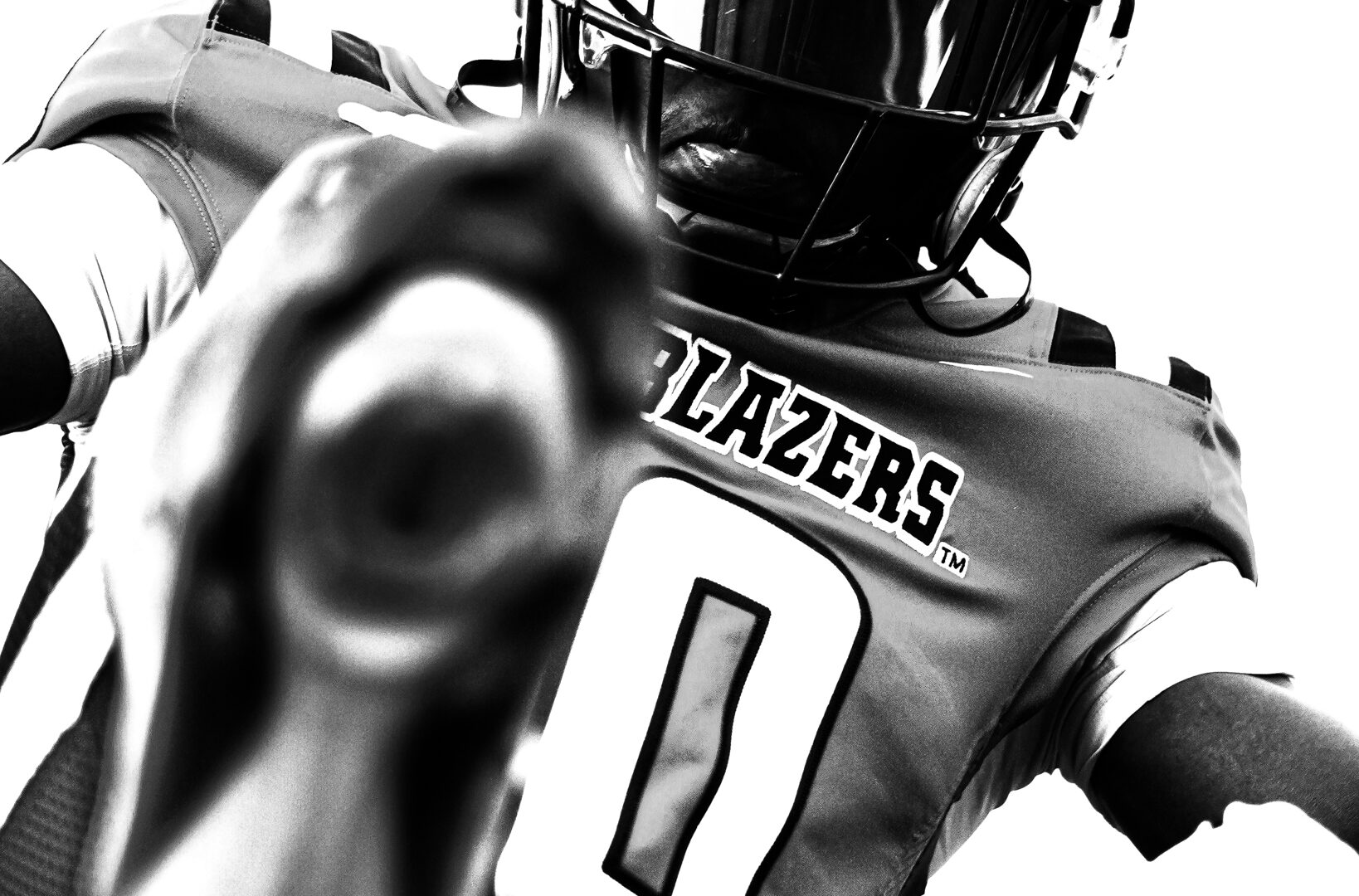 College football sideline photo - North Greenville University
